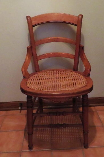 Ladderback chair cane seat