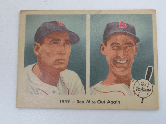 1959 Fleer "1949-Sox Miss Out Again" card