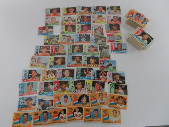 Large lot of 1960 Baseball Cards