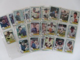 1981 Fleer Baseball Cards, 31 cards, Yankees