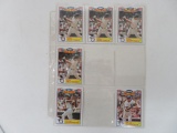 Six 1987 Topps All Star Cards