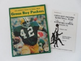 1974 Green Bay Packer Focus Football issue and 1977 Basketball Program, Packers