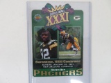 1997 Super Bowl XXXI Reggie White Football Card