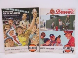 1959 and 1960 Milwaukee Braves Official Scorecards