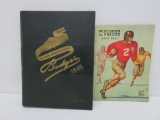 Wisconsin vs Purdue Dad's Day Program Nov 13, 1937 and 1945 University Yearbook