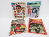 Four Boxing Illustrated Magazines from 1966 and 1967