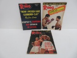 Three vintage boxing Magazines The Ring 1967