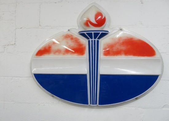 Plastic Standard Oil Sign