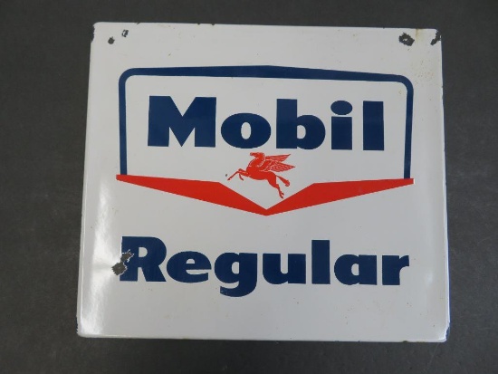 Porcelain enamel Mobil Regular sign