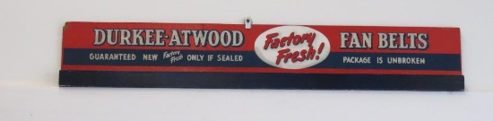 Durkhee-Atwood Fan Belts Sign