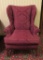 Upholstered Wing Back Chair