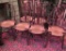 Set of Six early Walnut Finish Chairs 754-12