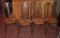 Set of Six early Walnut Finish Chairs 754-12