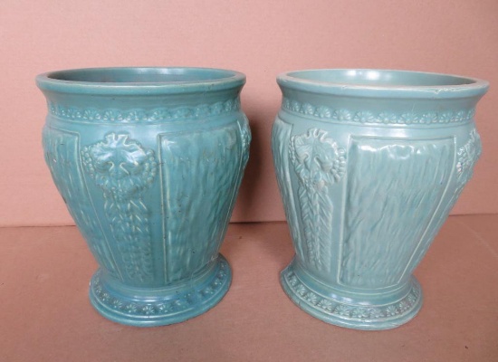Two stoneware Sand jars