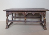 Feudal Oak Jamestown Lounge Co bench table