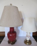 Floral Table Lamps