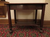 Mahogany Library Table