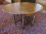 Lovely oak barley twist gateleg table