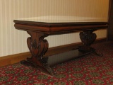Carved Entry Library Table