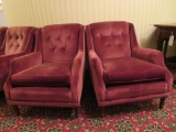 Two Upholstered side chairs