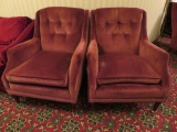 Two Upholstered side chairs