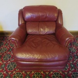 Woodmark Leather Pillow Back Chair