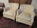 Two Tone on Tone Vintage Style side chairs