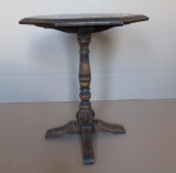 Feudal Oak Jamestown Lounge Co. side table octagon top