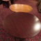 Two 4' round folding banquet tables