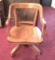 Antique Oak Office Chair