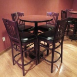 High Top Pub Table with Stools