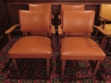 Four Mid Century Modern Thonet Arm Chairs