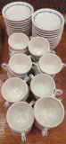 24 Syracuse cups and saucers