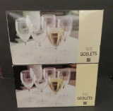 24 Wine Goblets, new in box, 10 1/2 oz