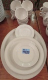 Assorted HLC, cups, plates and platters