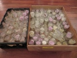 Large lot of used votive candle holders