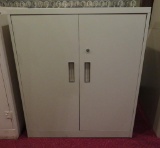 Steelcase two door cabinet