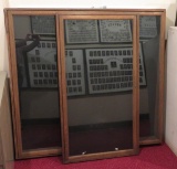 Two Wall mounting message boards