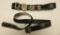 Two Sword Belts with slides