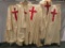 Seven Knight Templar Robes and Cloaks, short and long
