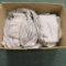 12 Pair of Pearl Gray XL nylon tights