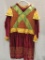 Medieval velvet and satin ornate Regalia jacket