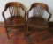 Pair of Klode Jury Lawyers Chairs (with damage)