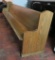 Oak Church Pew