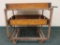 Fabulous Two Tier Industrial Cart with wood boxes