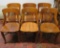 Six Oak Heywood Bros and Wakefield Company Chicago Chairs