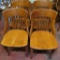 Four Oak Heywood Bros and Wakefield Company Chicago Chairs