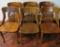 Six Oak Heywood Bros and Wakefield Company Chicago Chairs