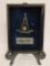 1909 Masonic Compass, framed