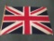 Great Britian Flag, cloth on wood pole